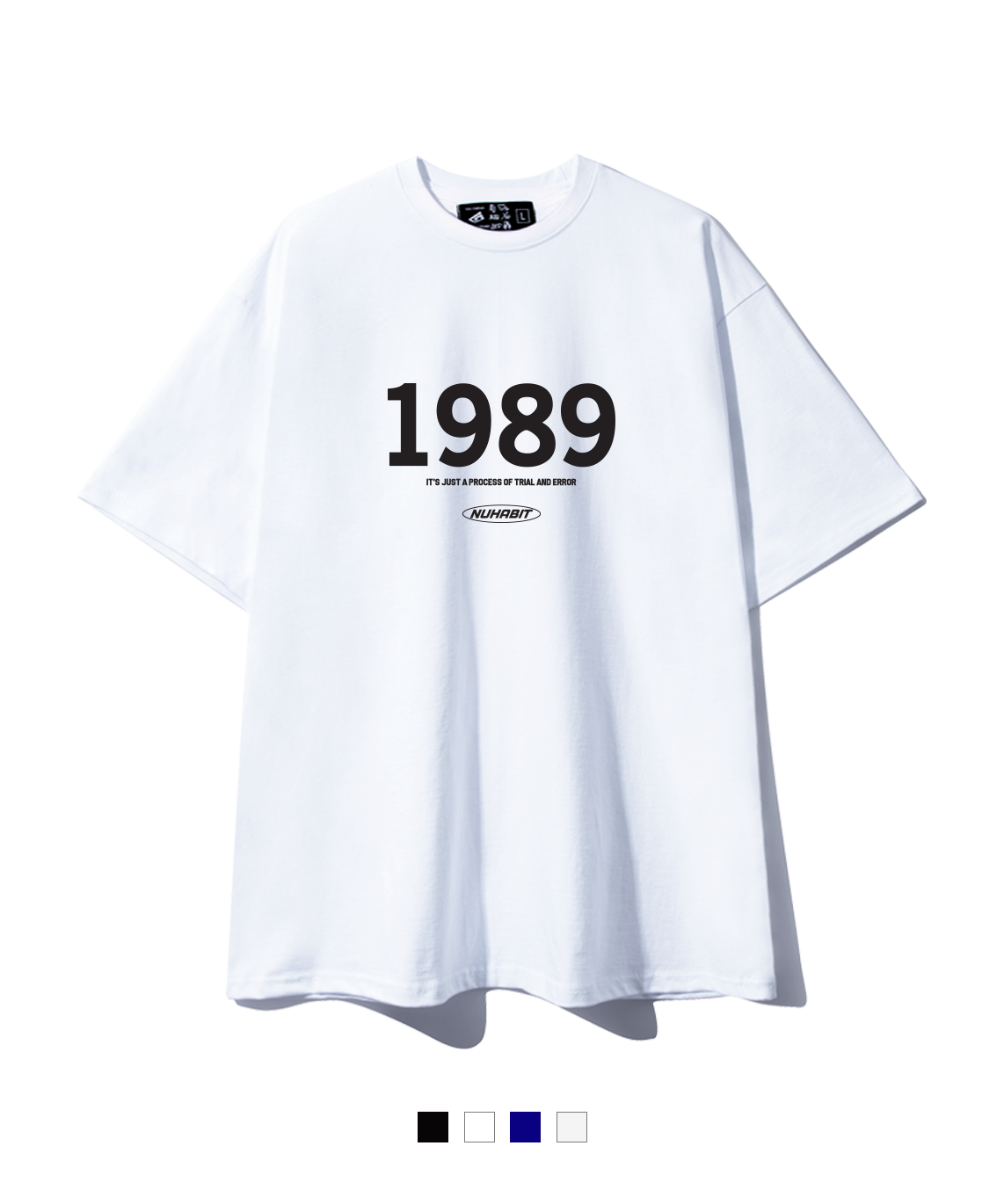 1989 LOGO 오버핏 반팔티 (SOS9S-7098)